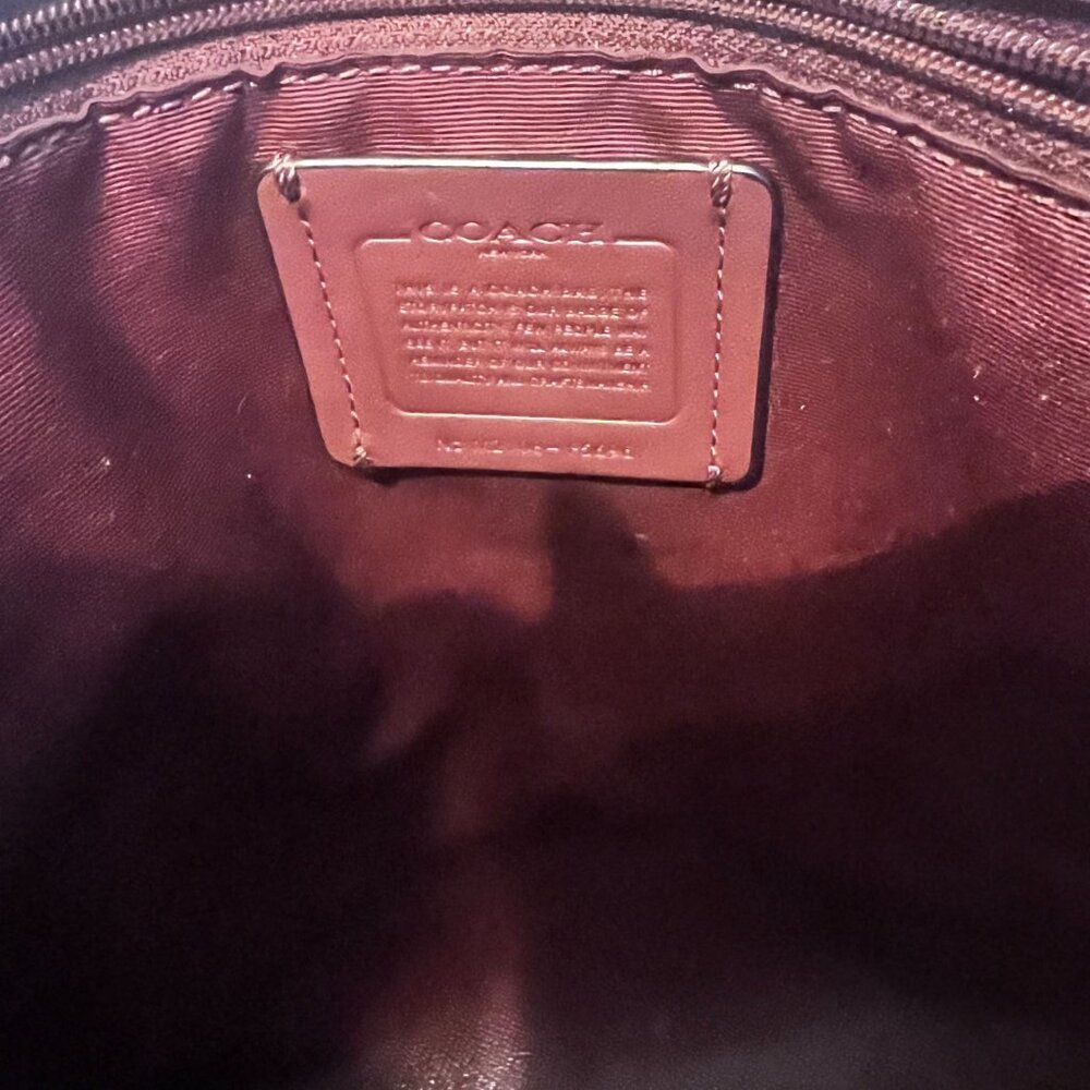 Coach City Tote Signature Canvas Black Shoulder Bag large‎ tote bag - Picture 11 of 13